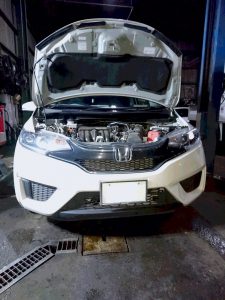 ホンダ フィット オイル・エレメント交換